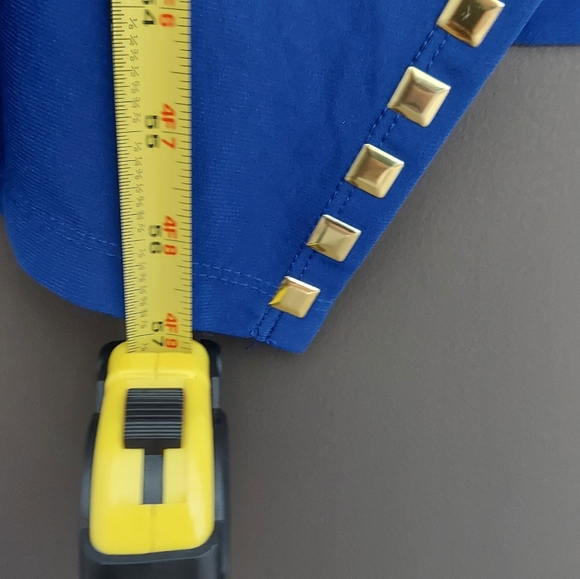 - NWT Soho Apparel Studded Blue Maxi Dress - Picture 9 of 10